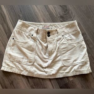 Abercrombie & Fitch Beige Mini Skirt